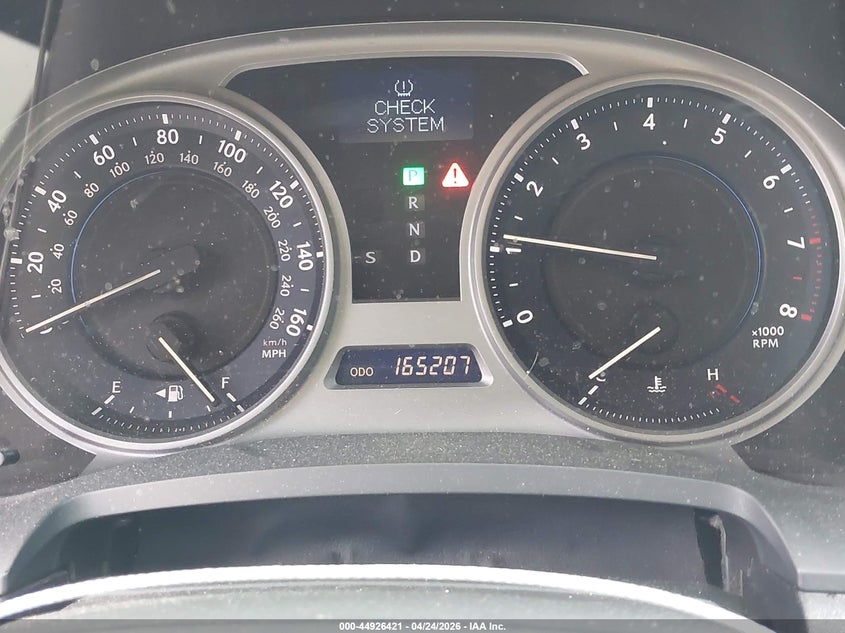 2009 Lexus Is 250 VIN JTHBK262X92089650 IAAI salvage auction — LEFT FRONT, Salvage (California), sold $975 on 2026-07-15 (photo 7)