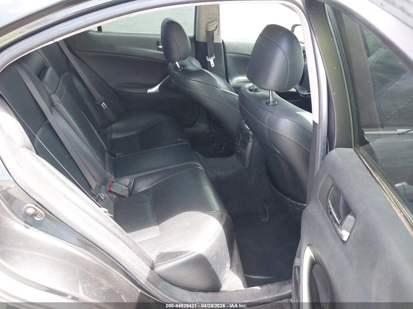 2009 Lexus Is 250 VIN JTHBK262X92089650 IAAI salvage auction — LEFT FRONT, Salvage (California), sold $975 on 2026-07-15 (photo 8)