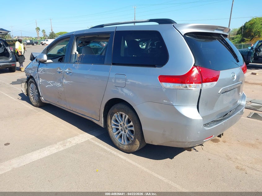 2011 Toyota Sienna VIN 5TDYK3DC9BS170411 IAAI salvage auction — FRONT END, Salvage (Hawaii), sold $100 on 2026-07-28 (photo 3)