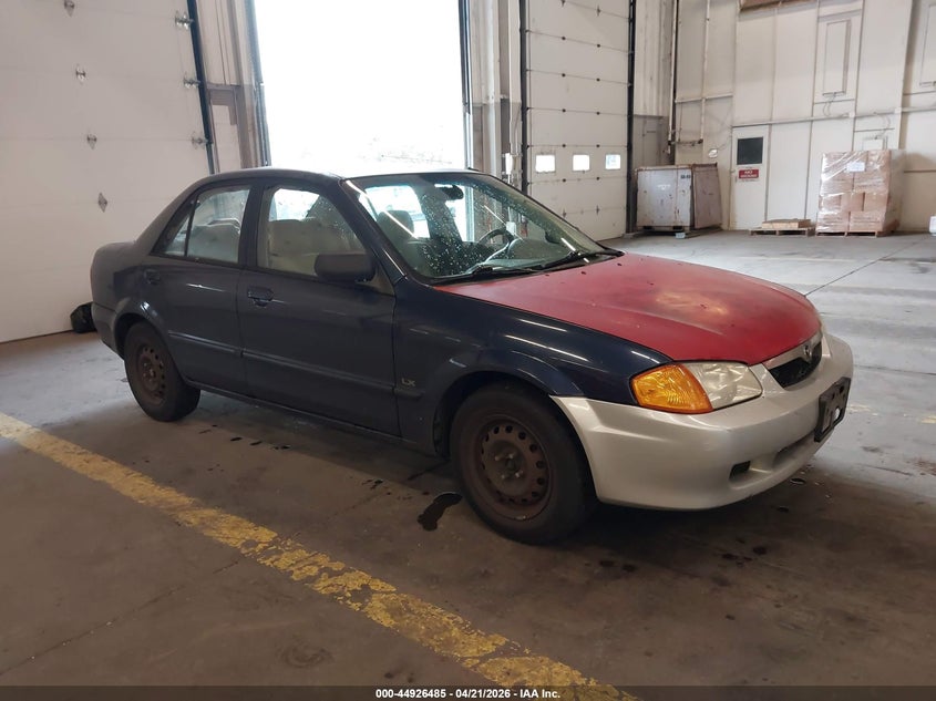 2000 Mazda Protege VIN JM1BJ2223Y0305441 IAAI salvage auction — LEFT SIDE, Salvage (Oregon), sold $100 on 2026-07-09 (photo 1)