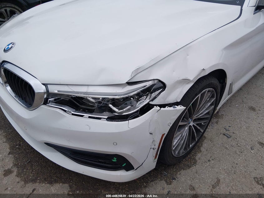 2018 BMW 5er VIN WBAJE5C50JWA95507 IAAI salvage auction — LEFT FRONT, Original (Texas), sold $8,300 on 2026-07-28 (photo 6)