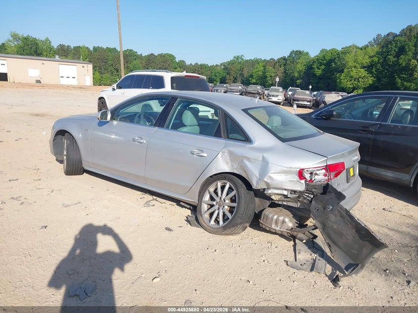 2014 Audi A4 VIN WAUEFAFL2EN035187 IAAI salvage auction — LEFT REAR, Salvage (North Carolina), sold $1,100 on 2026-07-06 (photo 3)