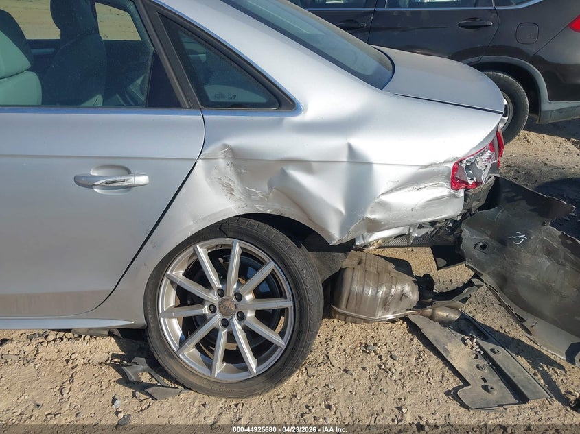 2014 Audi A4 VIN WAUEFAFL2EN035187 IAAI salvage auction — LEFT REAR, Salvage (North Carolina), sold $1,100 on 2026-07-06 (photo 6)