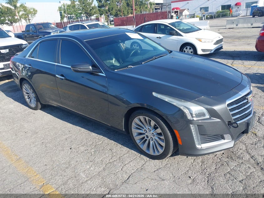 2015 Cadillac Cts VIN 1G6AR5SXXF0141610 IAAI salvage auction — LEFT FRONT, Salvage Title, sold $3,250 on 2026-08-03 (photo 1)
