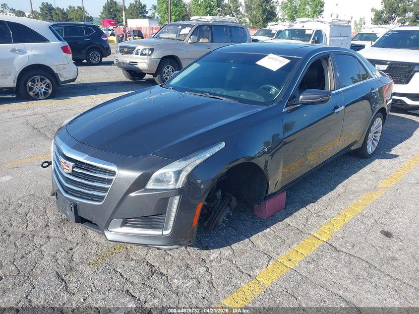 2015 Cadillac Cts VIN 1G6AR5SXXF0141610 IAAI salvage auction — LEFT FRONT, Salvage Title, sold $3,250 on 2026-08-03 (photo 2)