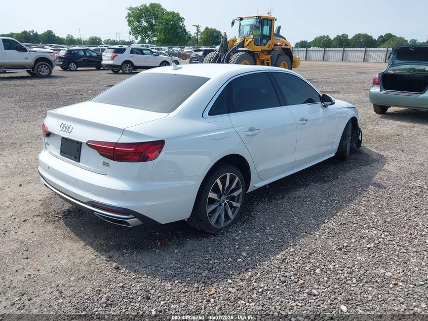 2020 Audi A4 VIN WAUHMAF41LN010080 IAAI salvage auction — LEFT SIDE, Salvage Title, sold $5,400 on 2026-08-21 (photo 4)