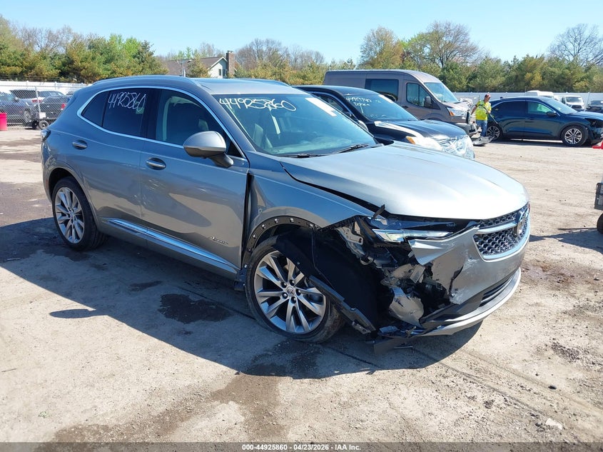 2023 Buick Envision VIN LRBFZSR42PD079786 IAAI salvage auction — RIGHT FRONT, Salvage (Indiana), sold $8,500 on 2026-07-19 (photo 1)