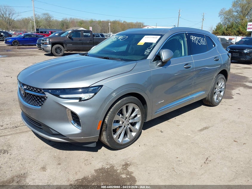2023 Buick Envision VIN LRBFZSR42PD079786 IAAI salvage auction — RIGHT FRONT, Salvage (Indiana), sold $8,500 on 2026-07-19 (photo 2)