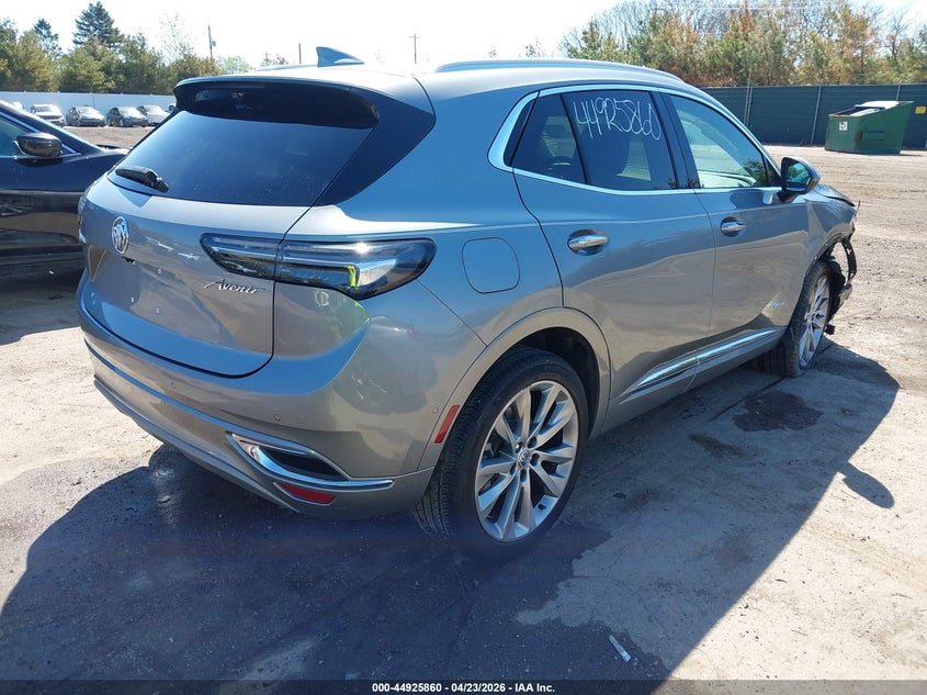 2023 Buick Envision VIN LRBFZSR42PD079786 IAAI salvage auction — RIGHT FRONT, Salvage (Indiana), sold $8,500 on 2026-07-19 (photo 4)