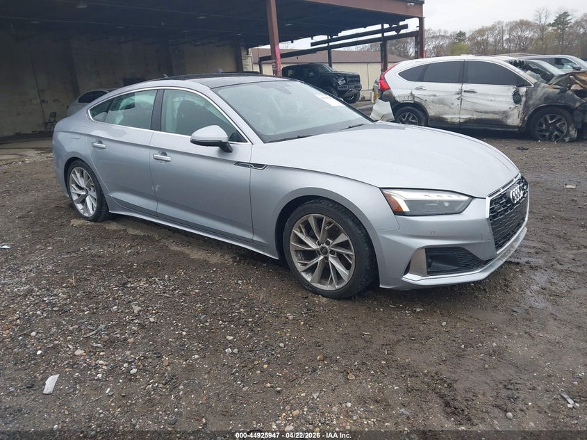 2023 Audi A5 VIN WAUCBCF54PA017980 — IAAI salvage auction photo