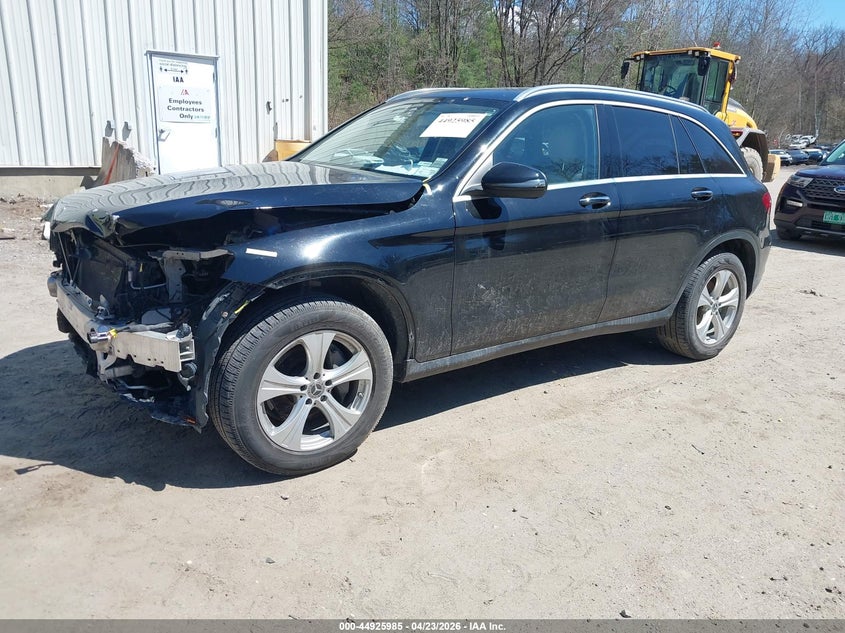 2018 Mercedes-benz Glc VIN WDC0G4KB1JV110460 IAAI salvage auction — FRONT END, Salvage (Vermont), sold $6,700 on 2026-08-08 (photo 2)