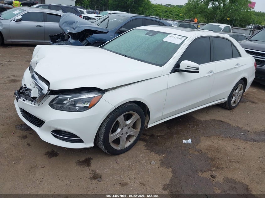 2014 Mercedes-benz E-klasse VIN WDDHF8JB9EA784511 IAAI salvage auction — FRONT END, Junk (Oklahoma), sold $1,325 on 2026-07-15 (photo 2)