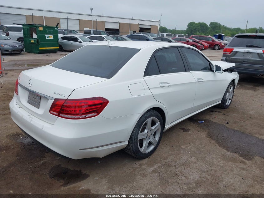 2014 Mercedes-benz E-klasse VIN WDDHF8JB9EA784511 IAAI salvage auction — FRONT END, Junk (Oklahoma), sold $1,325 on 2026-07-15 (photo 4)