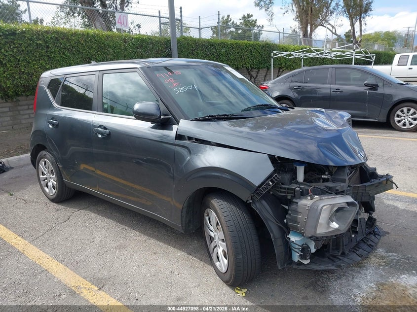 2020 Kia Soul VIN KNDJ23AU0L7098296 IAAI salvage auction — FRONT END, Salvage (California), sold $25 on 2026-07-28 (photo 1)