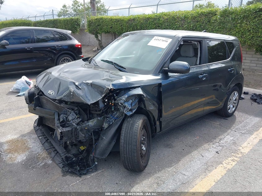 2020 Kia Soul VIN KNDJ23AU0L7098296 IAAI salvage auction — FRONT END, Salvage (California), sold $25 on 2026-07-28 (photo 2)