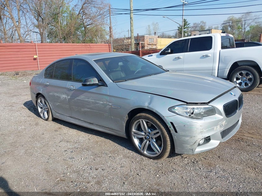 2015 BMW 5er VIN WBA5B3C58FD545287 IAAI salvage auction — SIDE, Clear (Michigan), sold $1,550 on 2026-07-20 (photo 1)