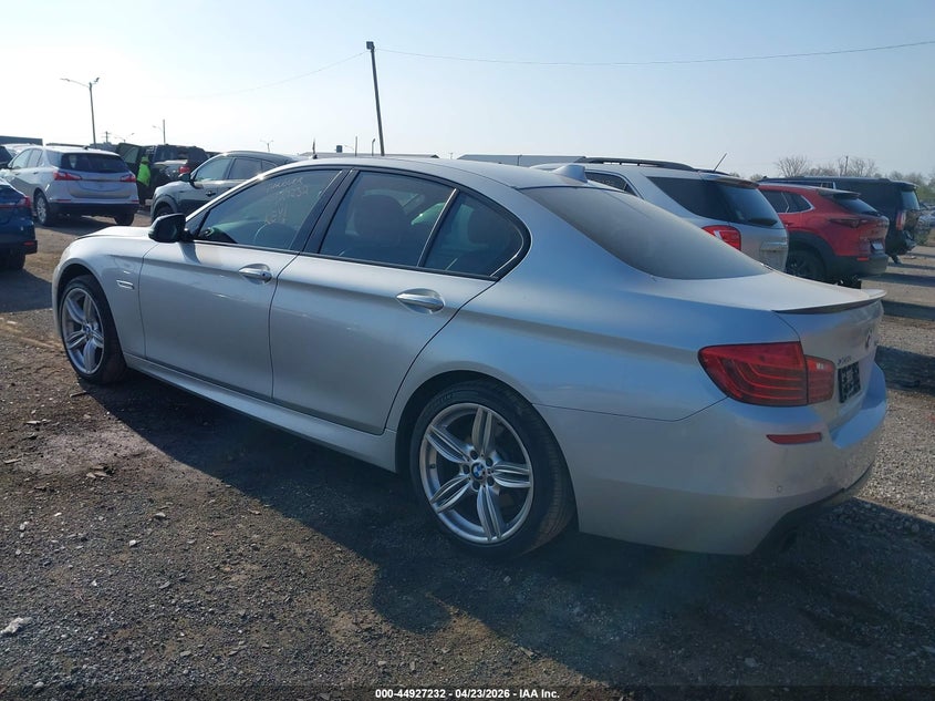 2015 BMW 5er VIN WBA5B3C58FD545287 IAAI salvage auction — SIDE, Clear (Michigan), sold $1,550 on 2026-07-20 (photo 3)