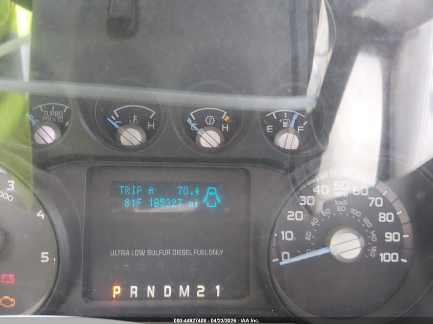 2013 Ford F-550 chassis VIN 1FD0W5GT7DEB14495 IAAI salvage auction — NORMAL WEAR, Clear (Texas), sold $325 on 2026-07-08 (photo 5)