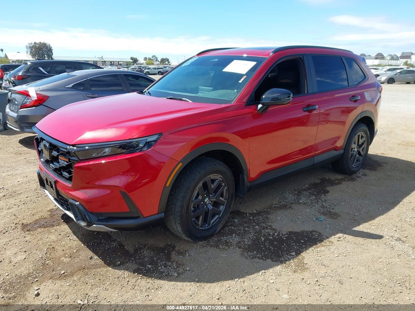 2026 Honda Cr-v VIN 7FARS6H60TE034446 IAAI salvage auction — RIGHT FRONT, Salvage (California), sold $17,500 on 2026-07-27 (photo 2)
