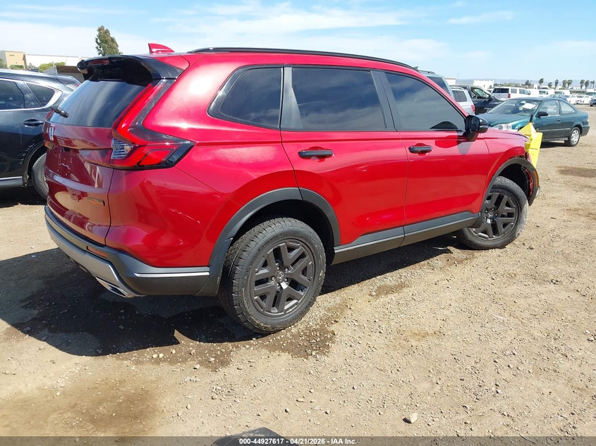 2026 Honda Cr-v VIN 7FARS6H60TE034446 IAAI salvage auction — RIGHT FRONT, Salvage (California), sold $17,500 on 2026-07-27 (photo 4)