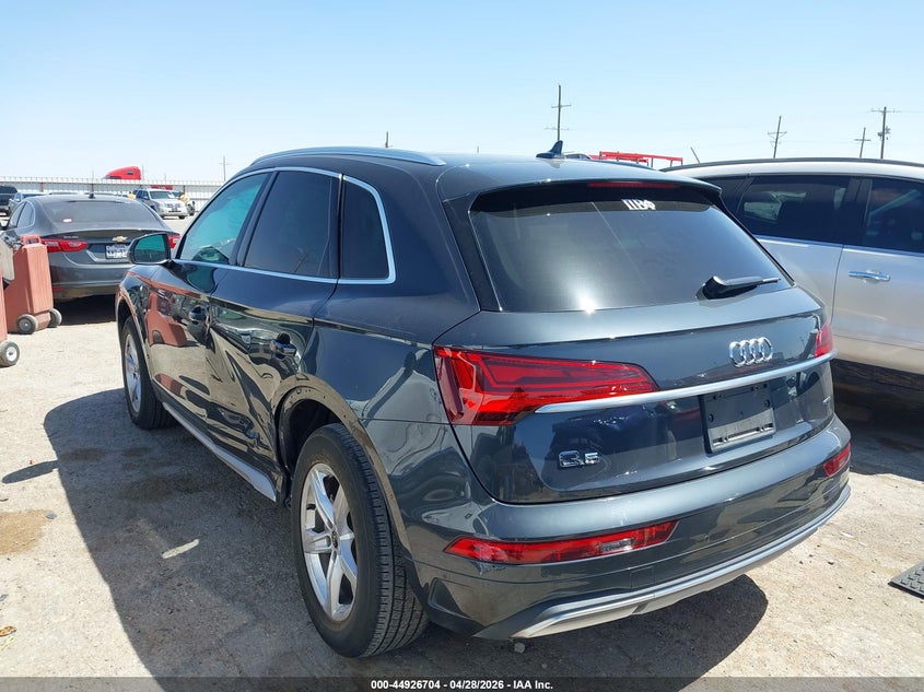 2023 Audi Q5 VIN WA1ABAFY0P2106054 IAAI salvage auction — LEFT REAR, Original (Texas), sold $12,750 on 2026-07-21 (photo 3)