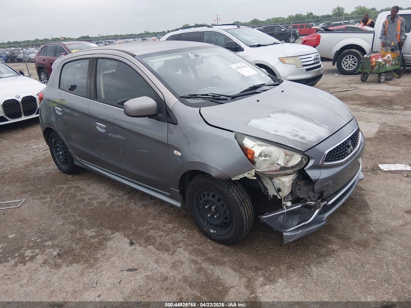 2017 Mitsubishi Mirage VIN ML32A3HJ2HH021114 IAAI salvage auction — RIGHT FRONT, Salvage Title, sold $725 on 2026-07-21 (photo 1)