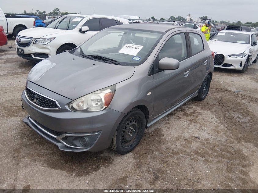 2017 Mitsubishi Mirage VIN ML32A3HJ2HH021114 IAAI salvage auction — RIGHT FRONT, Salvage Title, sold $725 on 2026-07-21 (photo 2)
