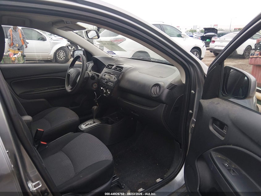 2017 Mitsubishi Mirage VIN ML32A3HJ2HH021114 IAAI salvage auction — RIGHT FRONT, Salvage Title, sold $725 on 2026-07-21 (photo 5)