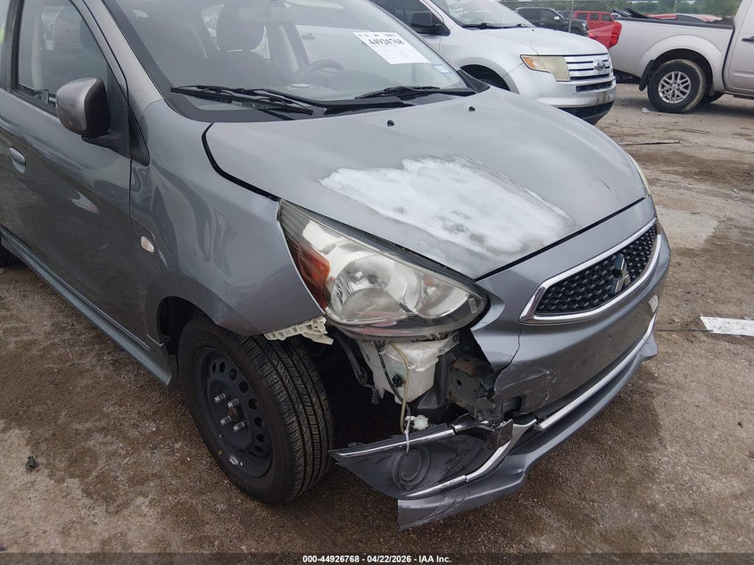 2017 Mitsubishi Mirage VIN ML32A3HJ2HH021114 IAAI salvage auction — RIGHT FRONT, Salvage Title, sold $725 on 2026-07-21 (photo 6)