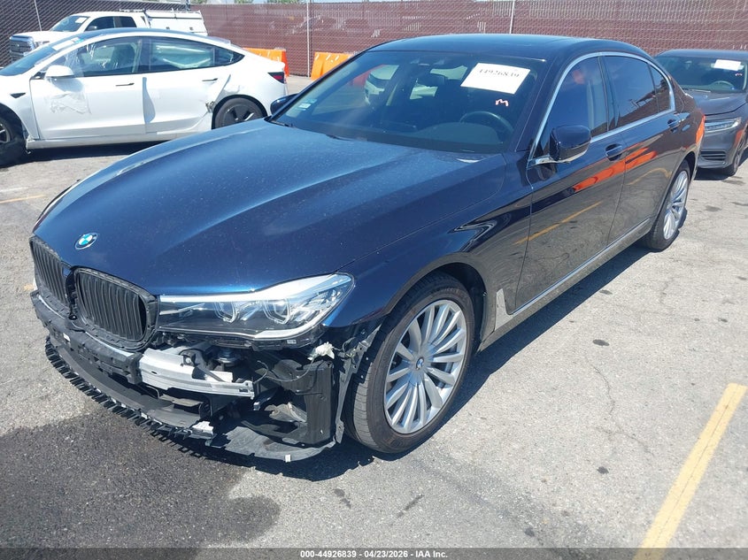 2019 BMW 7er VIN WBA7E2C56KB217785 IAAI salvage auction — FRONT END, Salvage Title, sold $11,100 on 2026-07-06 (photo 2)