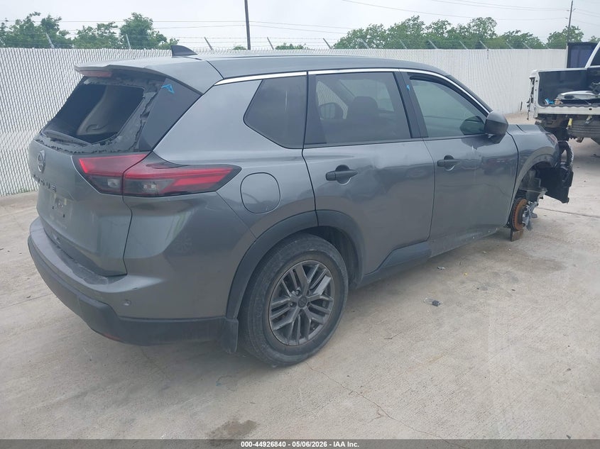 2024 Nissan Rogue VIN 5N1BT3AA4RC756334 IAAI salvage auction — FRONT & REAR, Original (Texas), sold $7,300 on 2026-07-10 (photo 4)