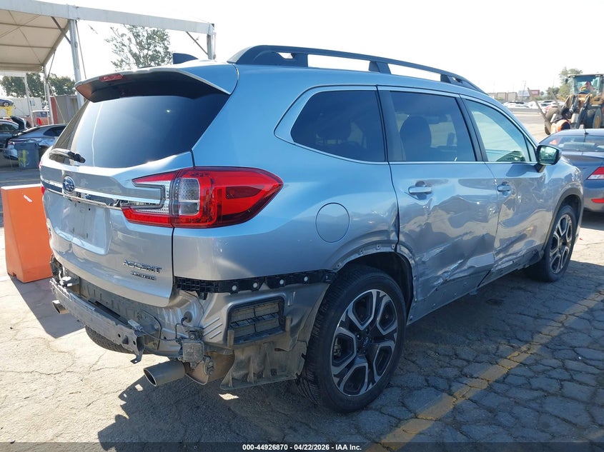 2023 Subaru Ascent VIN 4S4WMAND6P3453091 IAAI salvage auction — REAR END, Salvage (California), sold $11,100 on 2026-07-15 (photo 4)