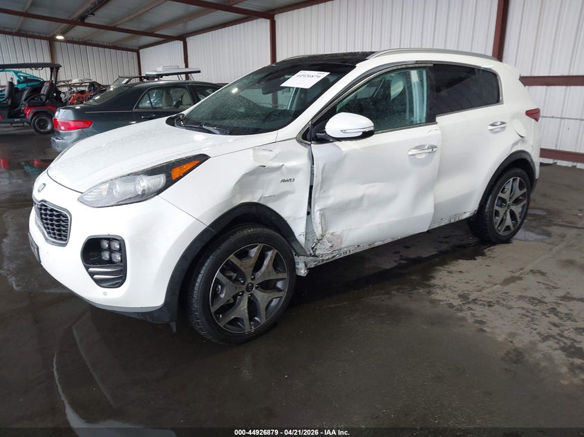 2017 Kia Sportage VIN KNDPRCA6XH7251751 IAAI salvage auction — LEFT SIDE, Salvage Title, sold $2,750 on 2026-07-15 (photo 2)