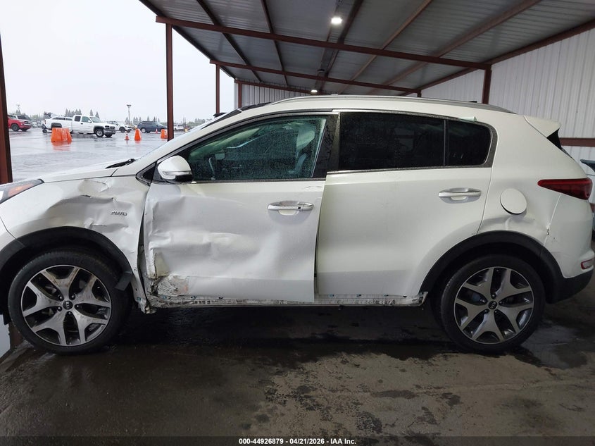 2017 Kia Sportage VIN KNDPRCA6XH7251751 IAAI salvage auction — LEFT SIDE, Salvage Title, sold $2,750 on 2026-07-15 (photo 6)