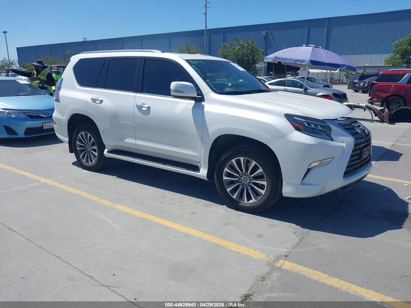2021 Lexus Gx VIN JTJGM7BX6M5304073 IAAI salvage auction — FRONT END, Salvage Title, sold $23,000 on 2026-08-03 (photo 1)