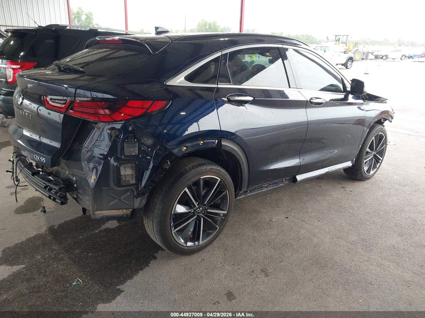 2024 Infiniti Qx55 VIN 3PCAJ5JR8RF105797 IAAI salvage auction — REAR END, Original (Texas), sold $11,250 on 2026-08-13 (photo 4)