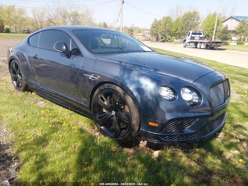 2017 Bentley Continental gt VIN SCBFY7ZA5HC060280 IAAI salvage auction — HAIL, Salvage (Ohio), sold $50,800 on 2026-07-07 (photo 1)