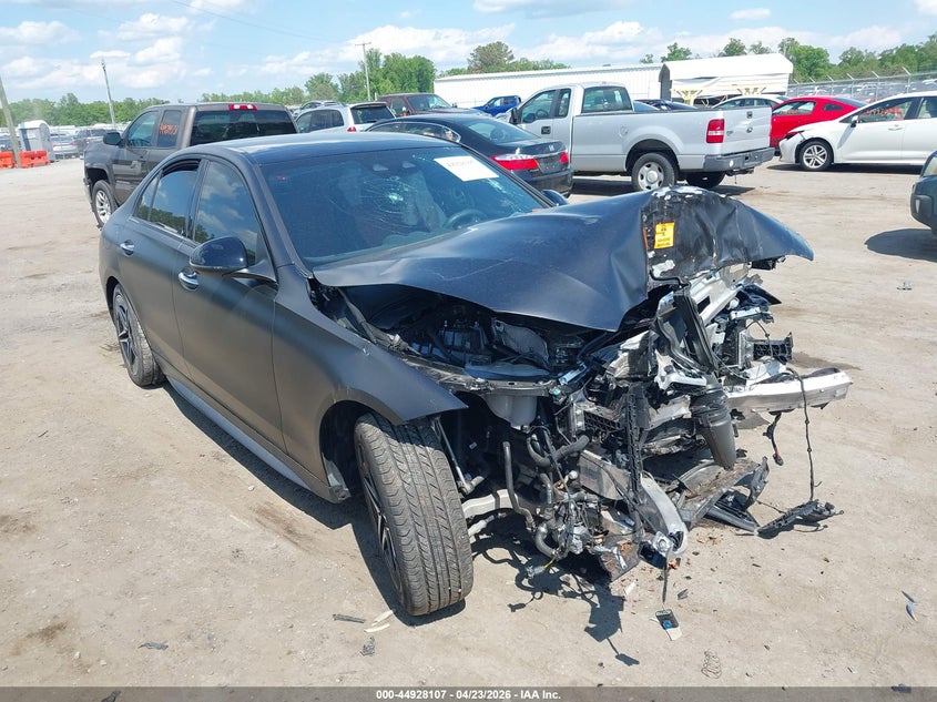 2024 Mercedes-benz C-klasse VIN W1KAF4HB9RR170467 IAAI salvage auction — FRONT END, Salvage Title, sold $6,000 on 2026-07-31 (photo 1)