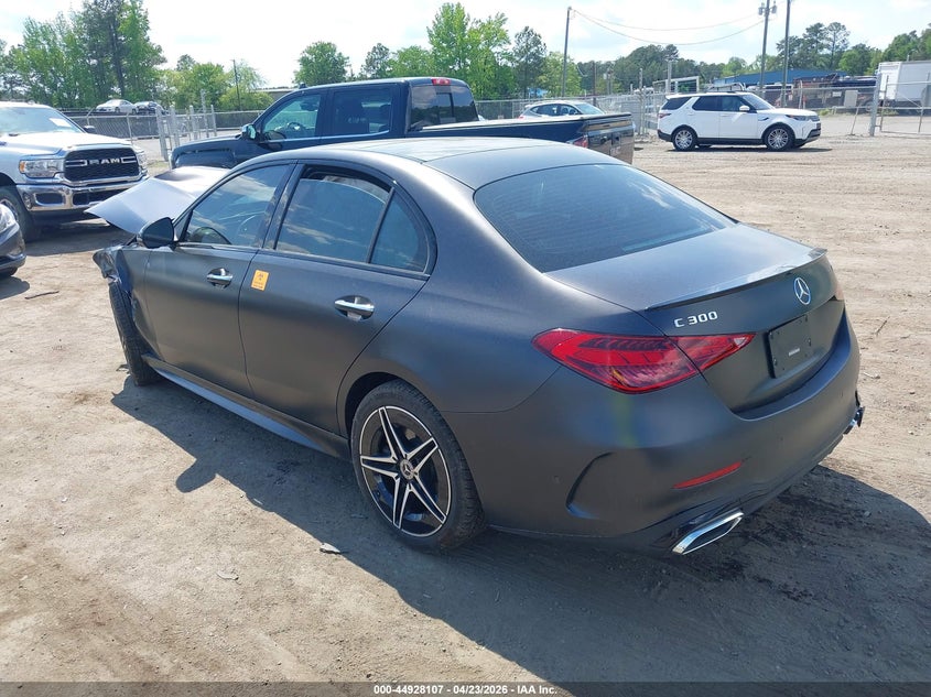 2024 Mercedes-benz C-klasse VIN W1KAF4HB9RR170467 IAAI salvage auction — FRONT END, Salvage Title, sold $6,000 on 2026-07-31 (photo 3)