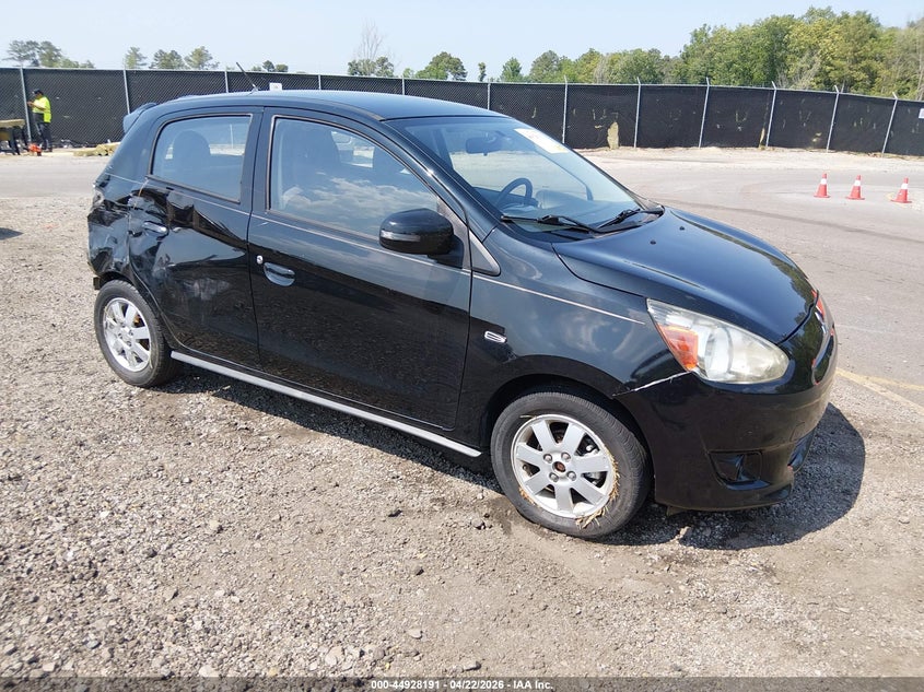 2015 Mitsubishi Mirage VIN ML32A4HJXFH002751 IAAI salvage auction — RIGHT REAR, Salvage (South Carolina), sold $700 on 2026-07-15 (photo 1)