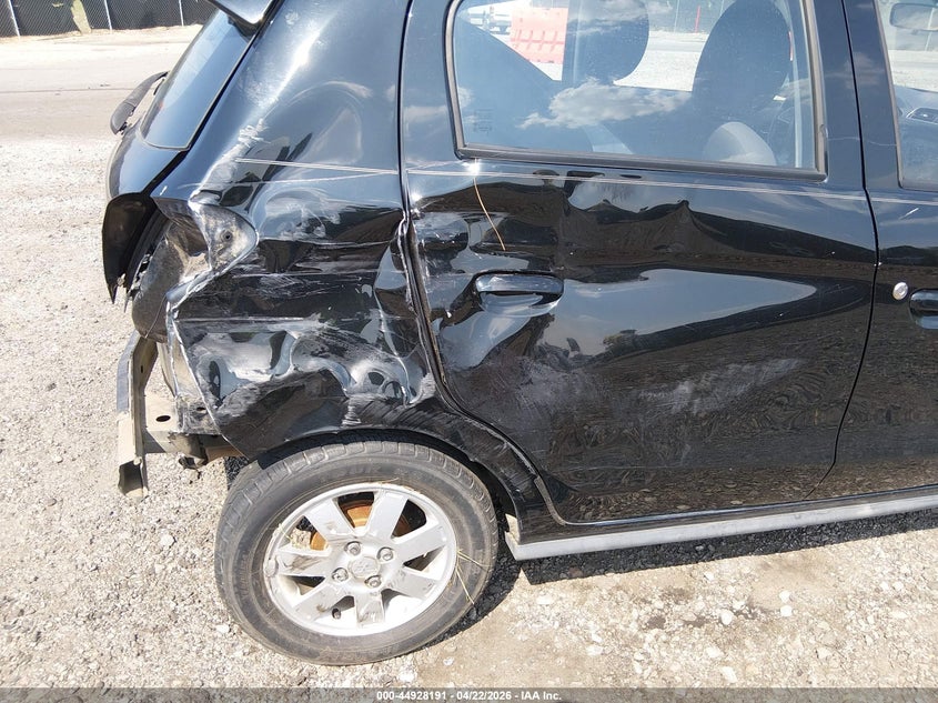 2015 Mitsubishi Mirage VIN ML32A4HJXFH002751 IAAI salvage auction — RIGHT REAR, Salvage (South Carolina), sold $700 on 2026-07-15 (photo 6)