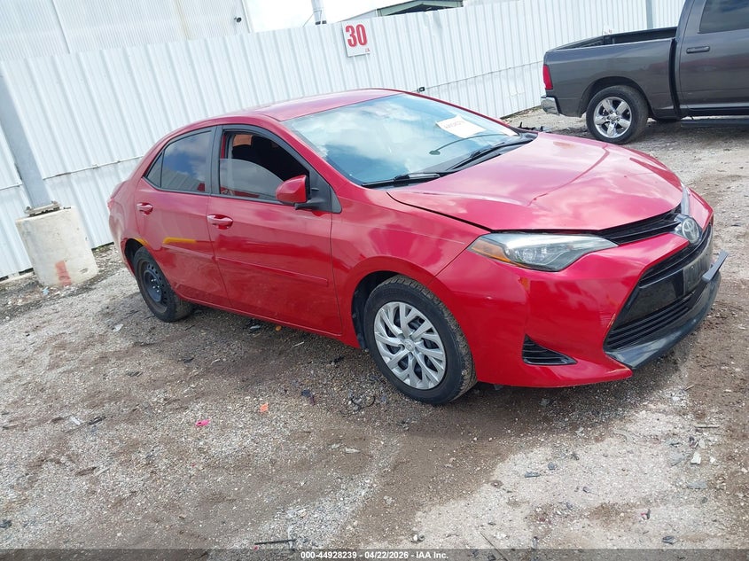 2018 Toyota Corolla VIN 5YFBURHEXJP771137 IAAI salvage auction — LEFT SIDE, Original (Texas), sold $4,850 on 2026-07-09 (photo 1)