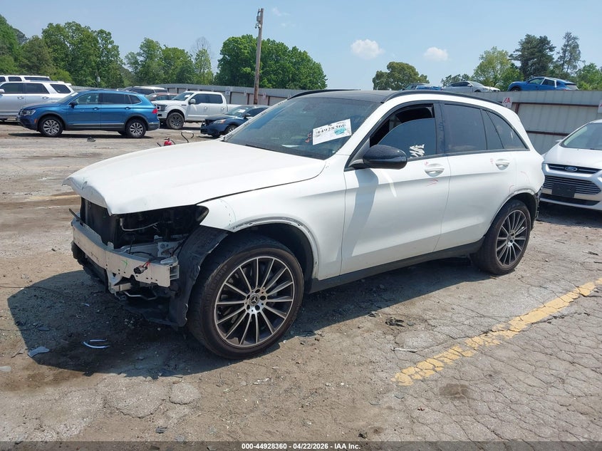 2019 Mercedes-benz Glc VIN WDC0G4JB4KV166198 IAAI salvage auction — FRONT END, Salvage (Georgia), sold $6,800 on 2026-07-30 (photo 2)