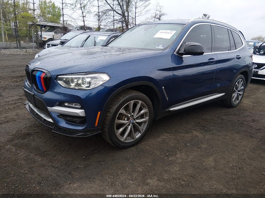 2019 BMW X3 VIN 5UXTR9C52KLE12292 IAAI salvage auction — REAR END, Salvage Title, sold $9,550 on 2026-09-11 (photo 2)