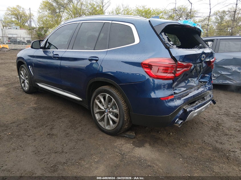 2019 BMW X3 VIN 5UXTR9C52KLE12292 IAAI salvage auction — REAR END, Salvage Title, sold $9,550 on 2026-09-11 (photo 3)