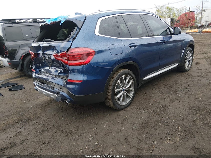 2019 BMW X3 VIN 5UXTR9C52KLE12292 IAAI salvage auction — REAR END, Salvage Title, sold $9,550 on 2026-09-11 (photo 4)