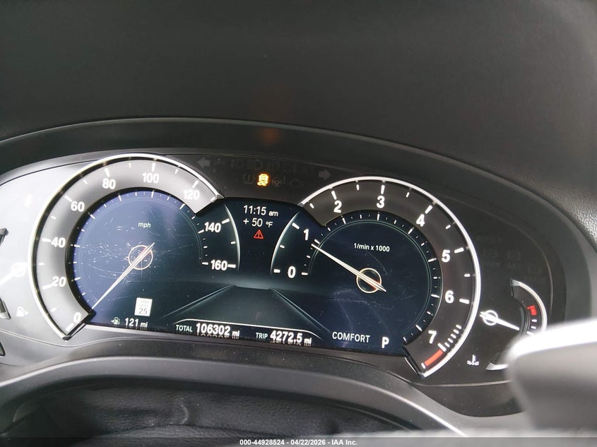 2019 BMW X3 VIN 5UXTR9C52KLE12292 IAAI salvage auction — REAR END, Salvage Title, sold $9,550 on 2026-09-11 (photo 7)