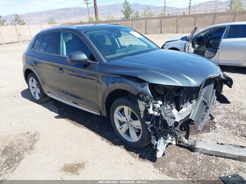2018 Audi Q5 VIN WA1ANAFY2J2011963 IAAI salvage auction — FRONT END, Salvage (Nevada), sold $4,600 on 2026-07-24 (photo 1)