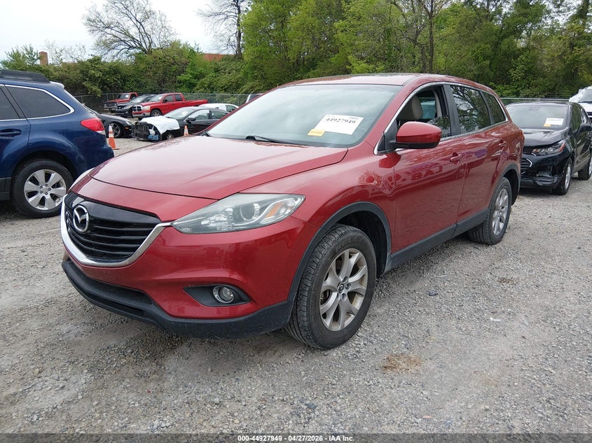 2014 Mazda Cx-9 VIN JM3TB3CA2E0439647 IAAI salvage auction — HAIL, Salvage Title, sold $300 on 2026-07-14 (photo 2)