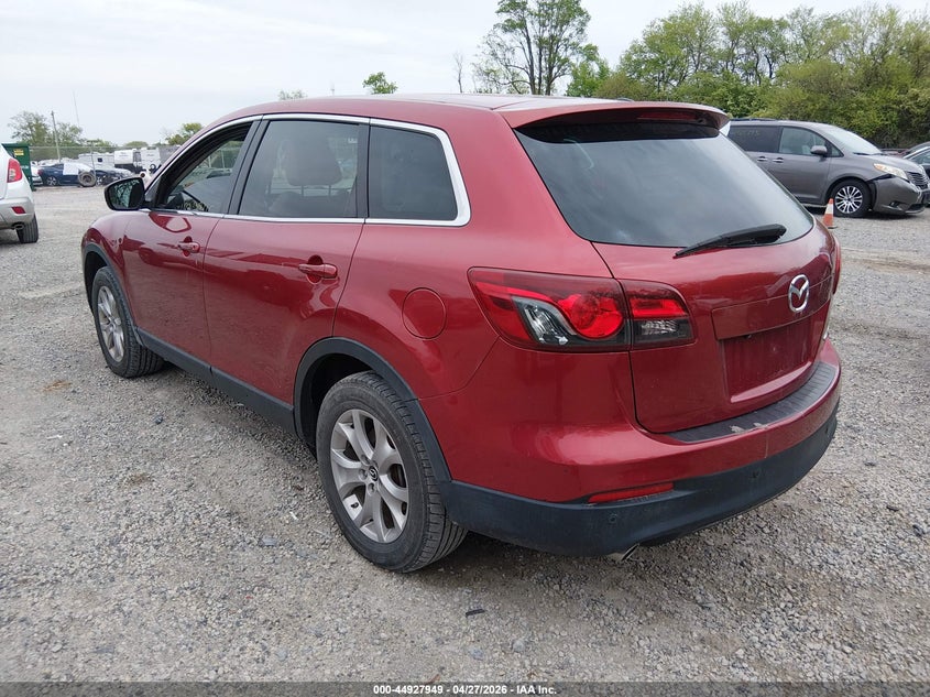 2014 Mazda Cx-9 VIN JM3TB3CA2E0439647 IAAI salvage auction — HAIL, Salvage Title, sold $300 on 2026-07-14 (photo 3)